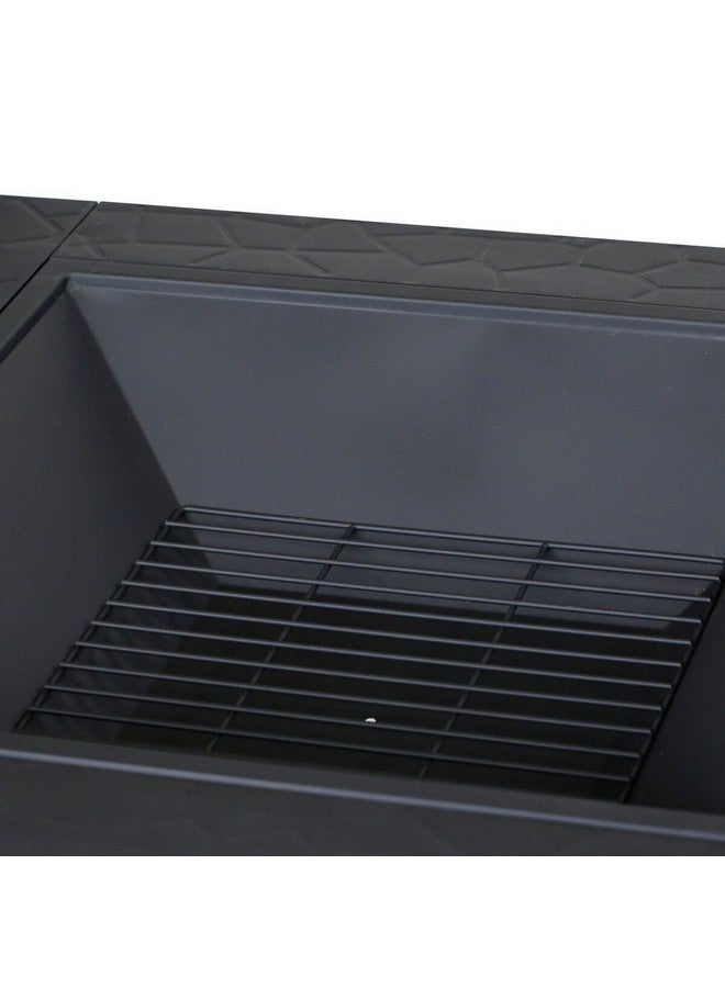 موقد نار مربع الشكل يعمل بالحطب أسود 32 إنش SRFP12104 - Image 5